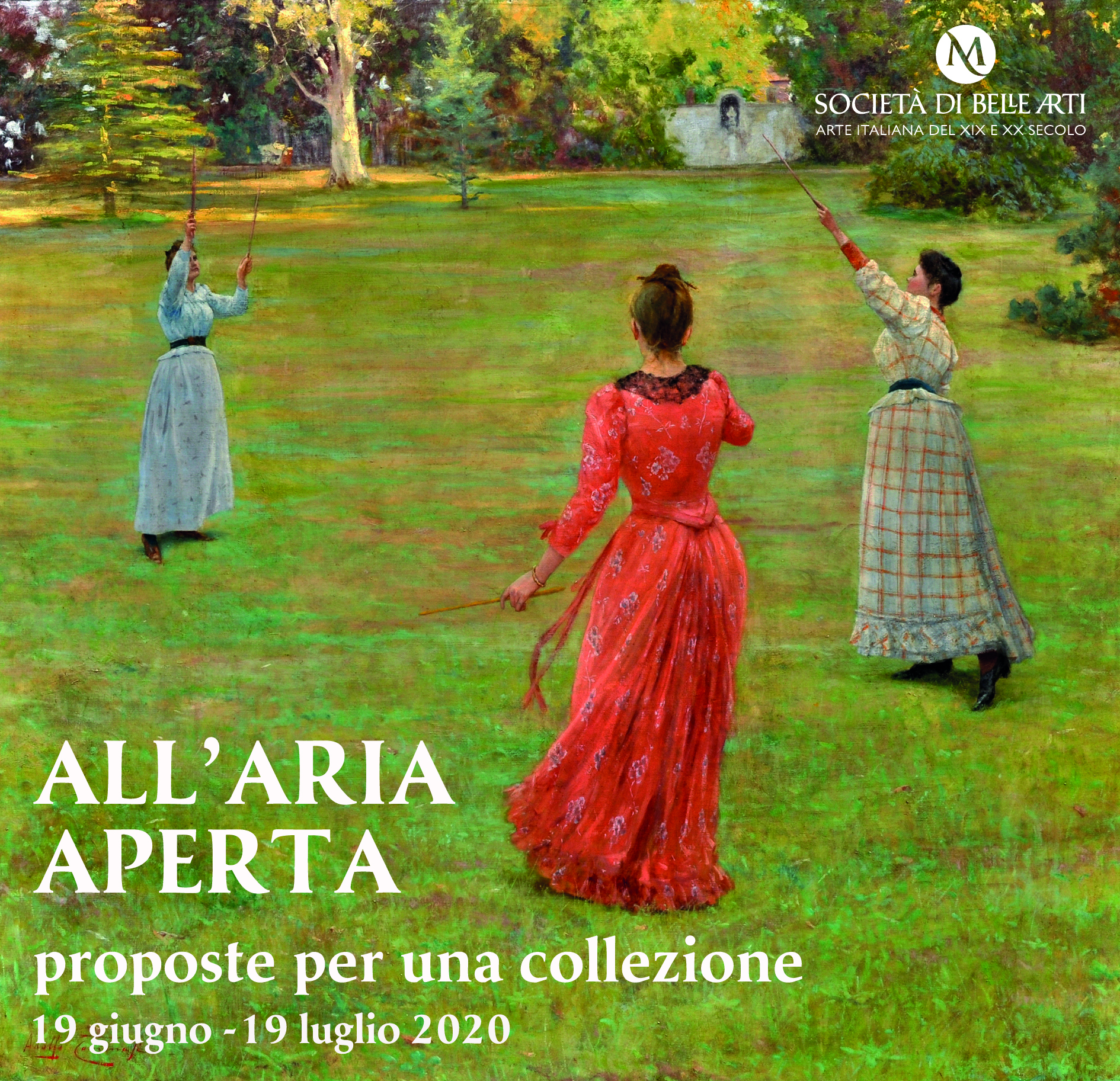 Quadri in vendita in mostra all'aria aperta