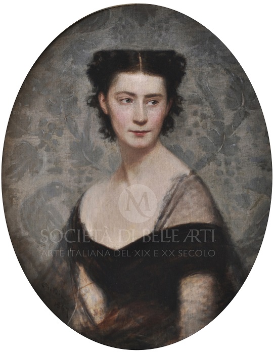 Giovanni Boldini ritratto di signora russa in vendita presso la Società di Belle Arti