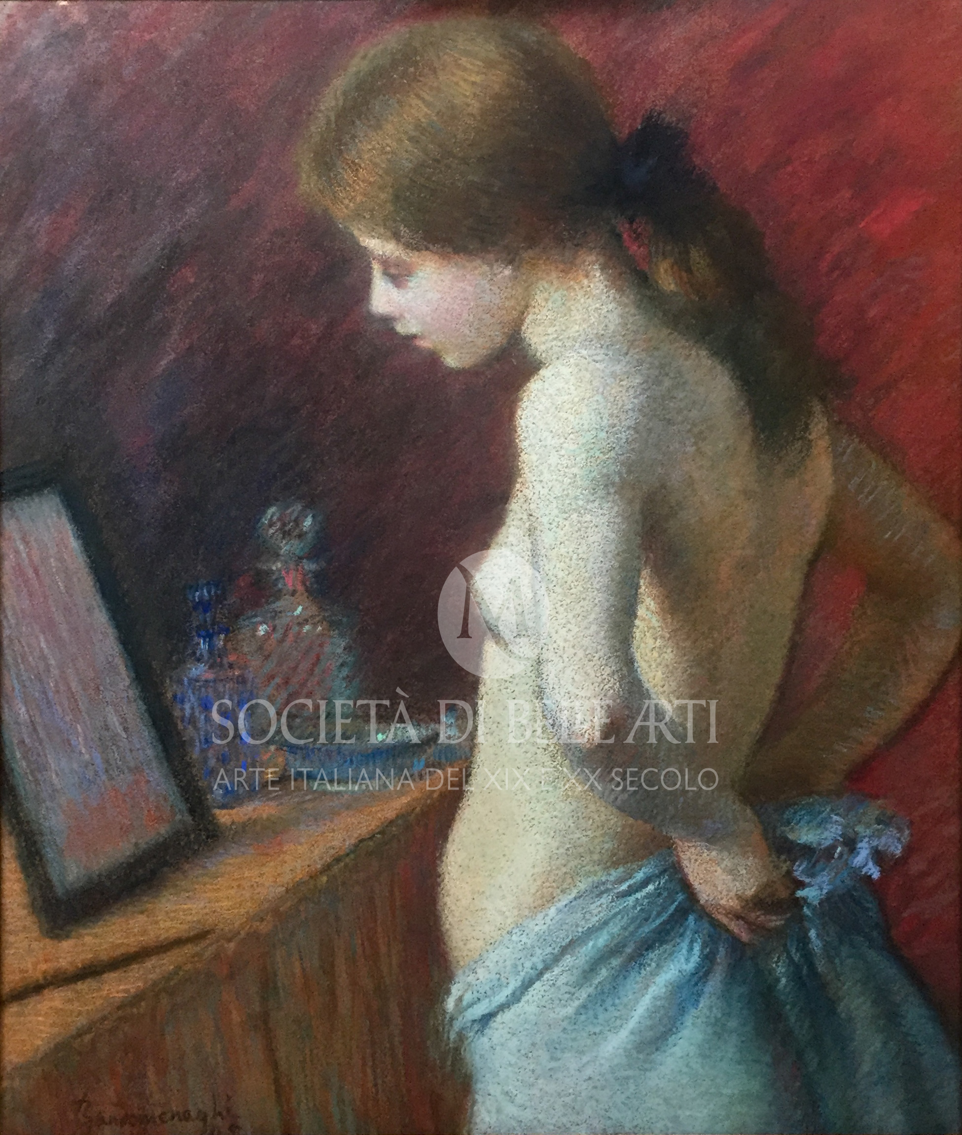 Federico Zandomeneghi quadri in vendita presso la Società di Belle Arti