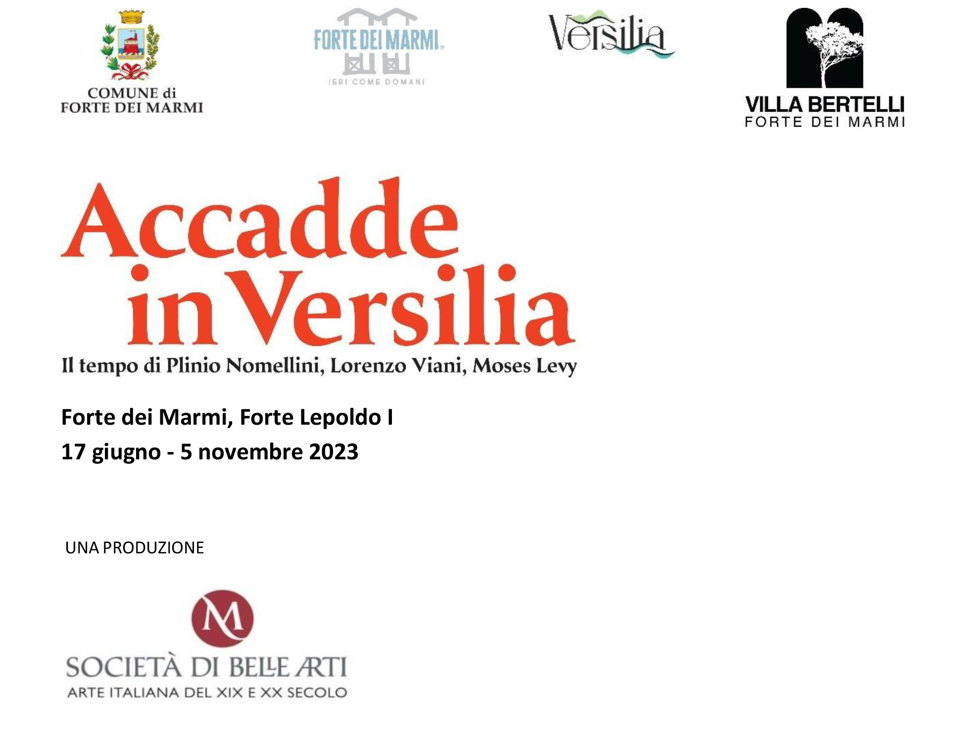 Accadde in Versilia mostra a Forte dei Marmi