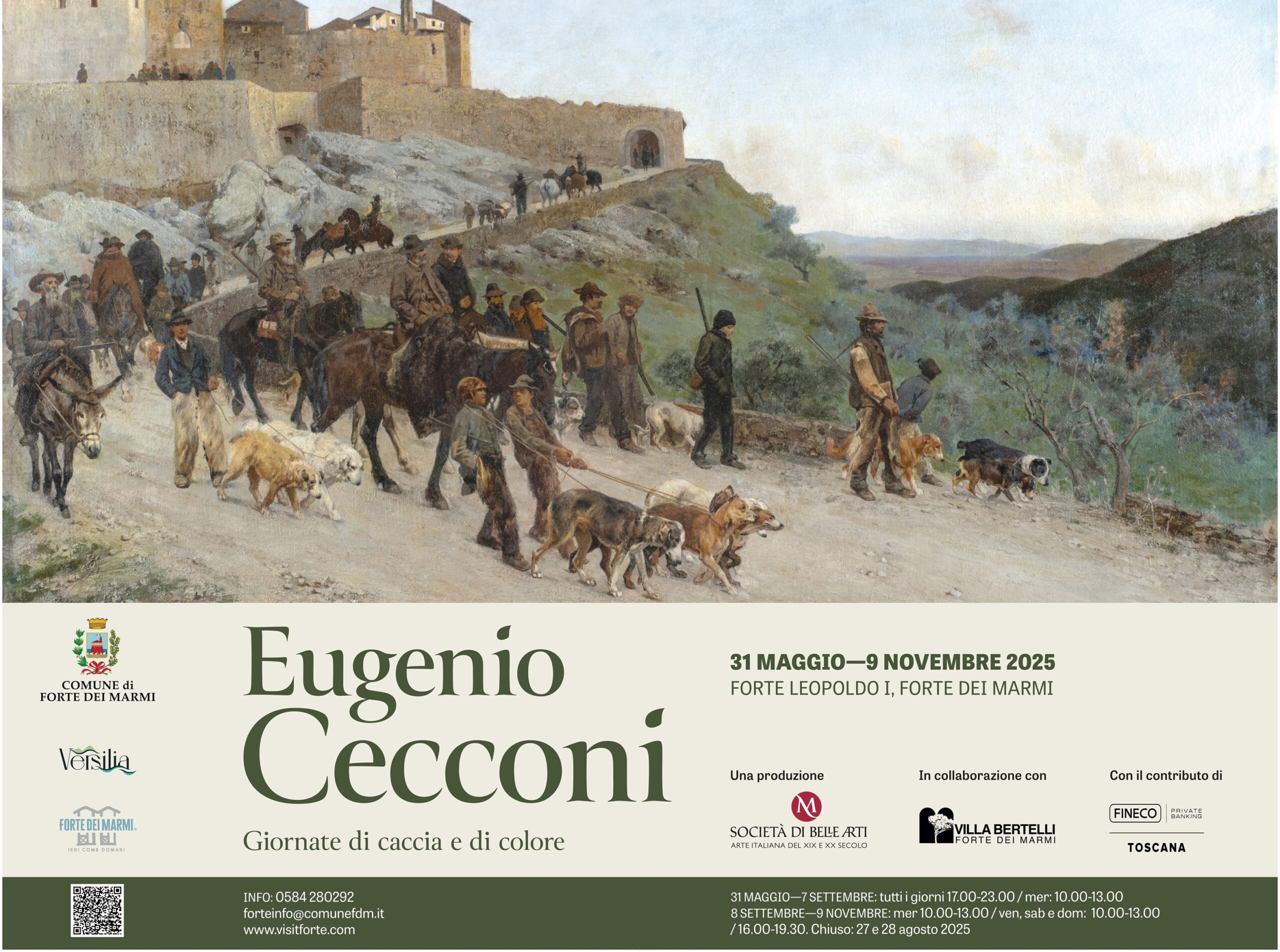 Eugenio Cecconi: giornate di caccia e di colore mostra a Forte deui Marmi