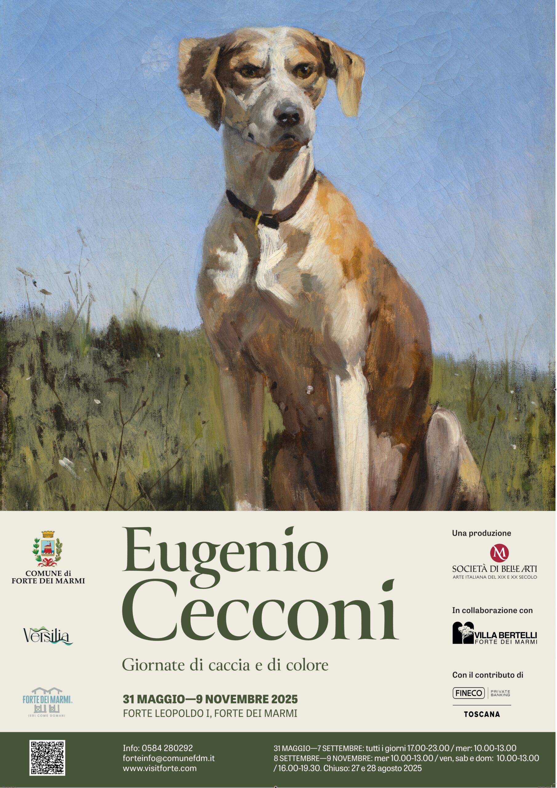 Eugenio Cecconi giornate di caccia e di colore mostra a Foret dei Marmi estate 2025